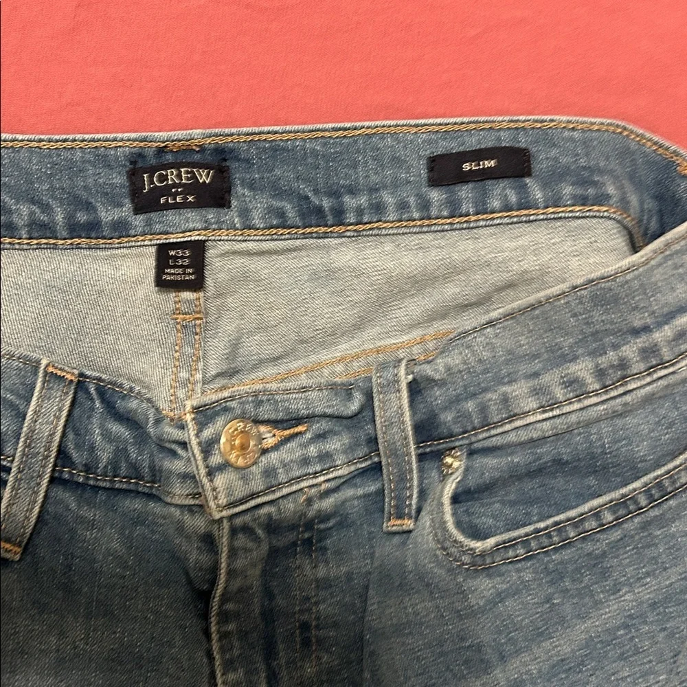 Men’s slim J crew flex  Blue Denim Jeans